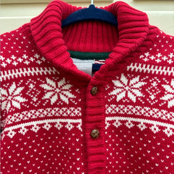 Tahari Holiday Kids Cardigan Sweater - Picture 5 of 6